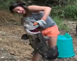 She enjoys fishing in her free time.
